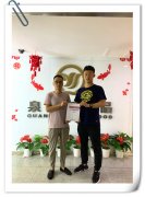 賀濱州市王先生成功加盟張成榮電烤雞架項目！